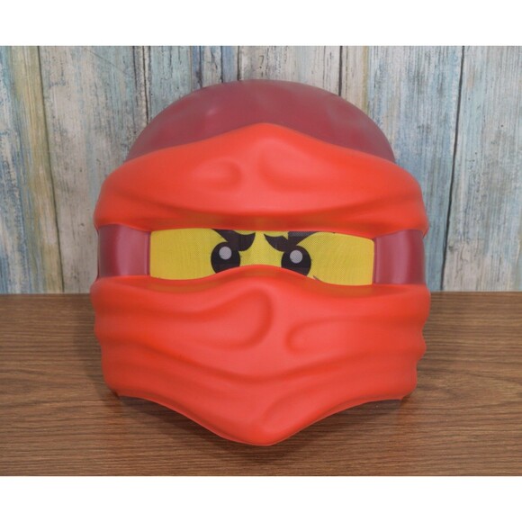 LEGO Ninjago Kai Mask Red Ninja of Fire Halloween Costume Child Kids Disguise - Picture 1 of 5